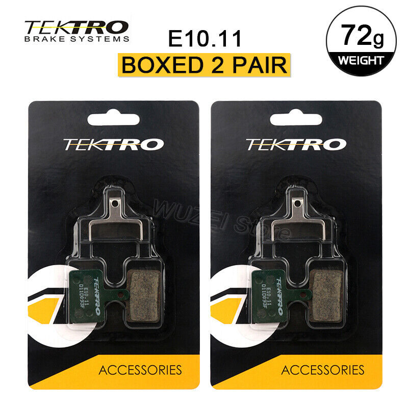 TEKTRO E10.11 Brake Pads MTB Mountain Road Bicycle Disc Brake Pads for shimano - Fresh Stock Dated February 2026