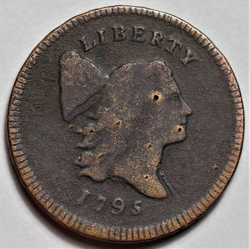 1795 Liberty Cap Half Cent - Lettered Edge - US 1/2c Copper Penny Coin - L20 - Fresh Stock Dated February 2026