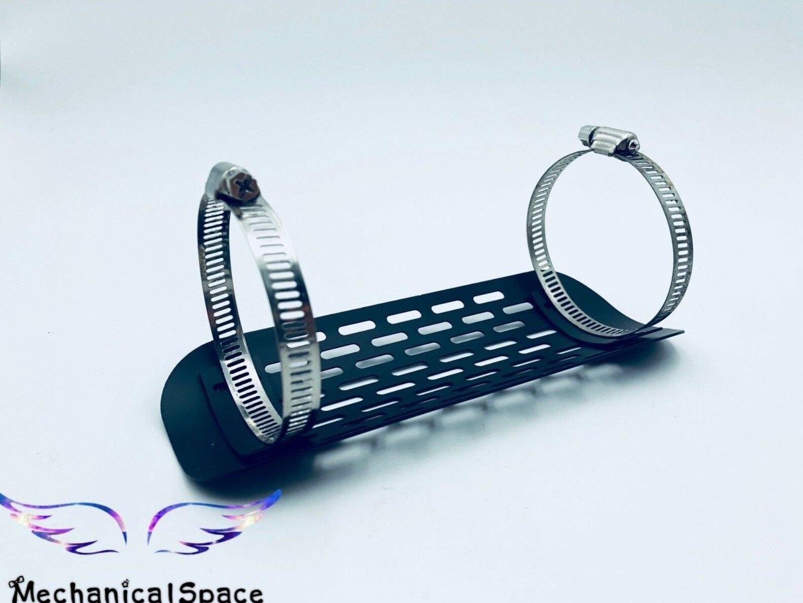 Universal Black Exhaust Muffler Pipe Heat Shield Cover Heel Guard For Motorcycle - Fresh Stock Dated February 2026