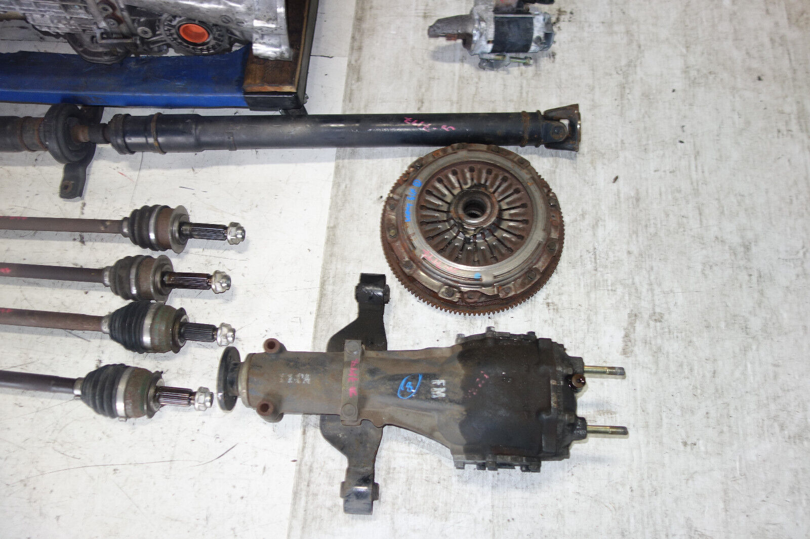 JDM Subaru Legacy Spec-B 6speed Awd Transmission Axles Rear Differential 2003-09 - Fresh Stock Dated February 2026