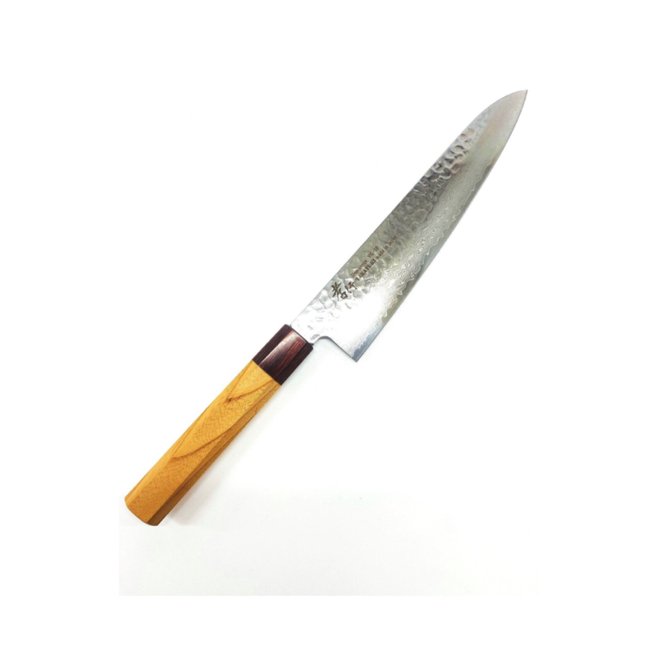 Japanese Sakai Takayuki Hammered Damascus VG10 Wa Gyuto Chef Knife 210mm USA - Fresh Stock Dated December 2025