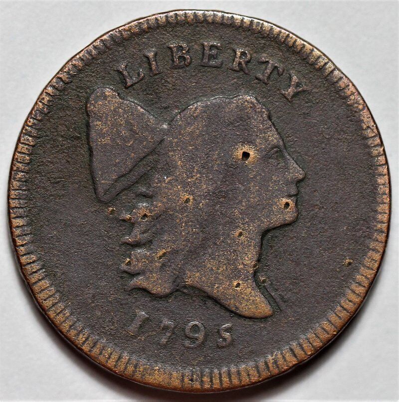1795 Liberty Cap Half Cent - Lettered Edge - US 1/2c Copper Penny Coin - L20 - Fresh Stock Dated February 2026