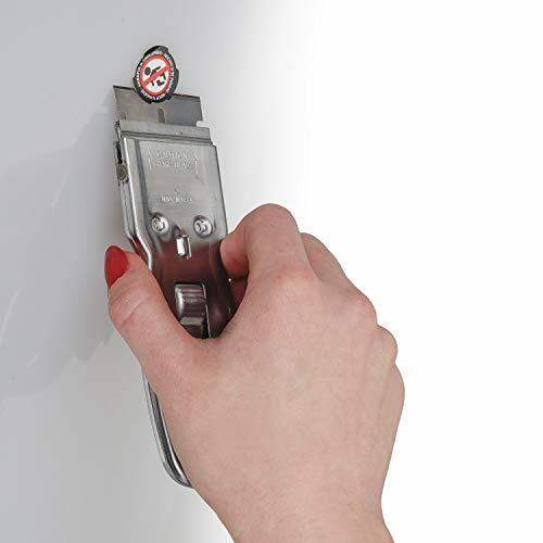 Razor Blade Scraper Tool,Window Scraper with  5 Razor Blades, Windshield Scraper - Fresh Stock Dated February 2026