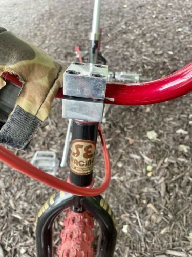 1982 SE Racing Quadangle Old School BMX Bike Original Parts/Finish SUPER RARE!!! - Fresh Stock Dated December 2025