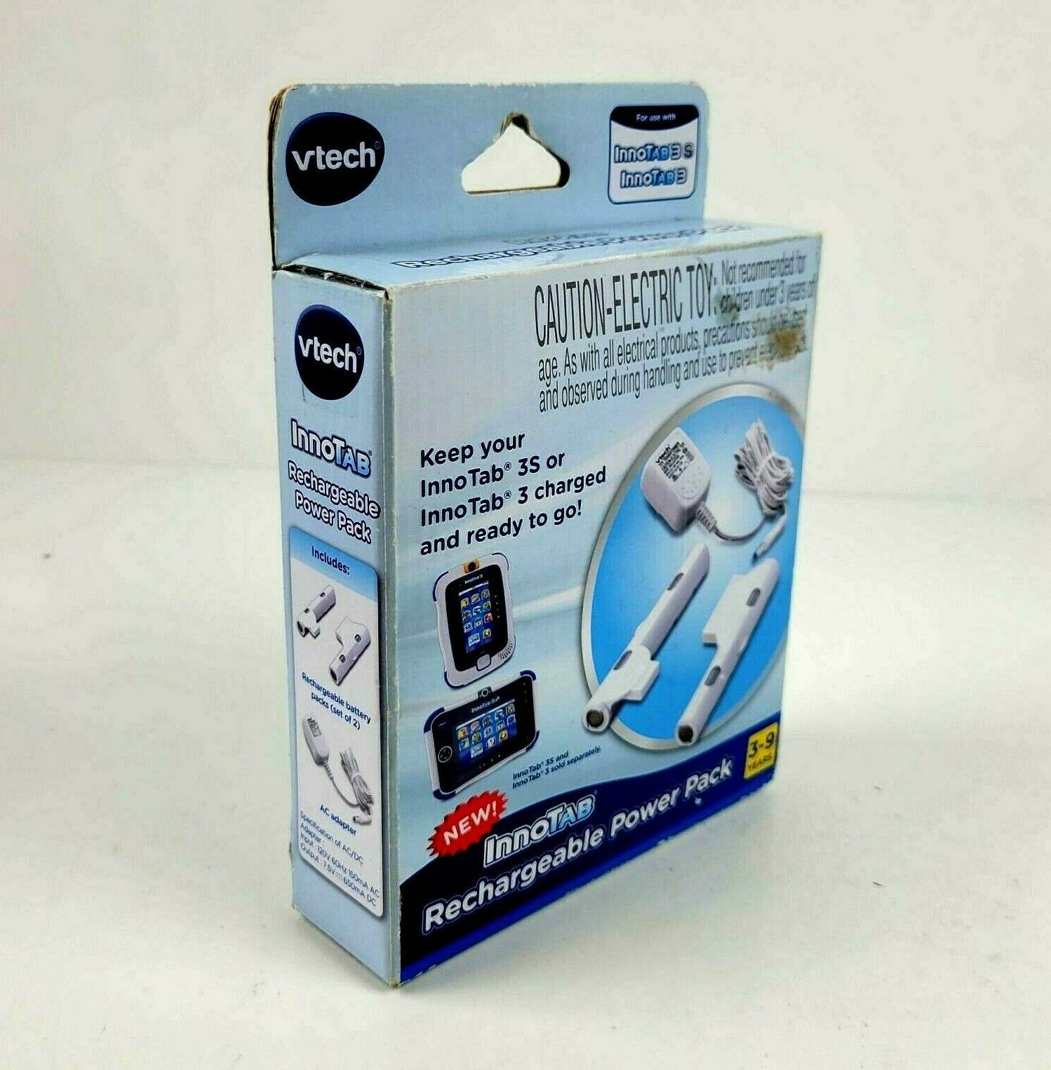 VTech InnoTab 3 & 3S Rechargeable Power Pack + AC Adaptor NEW Sealed - Fresh Stock Dated February 2026