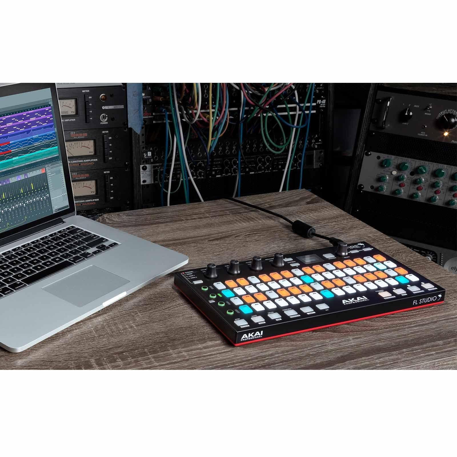 Akai Professional Fire FL Studio Controller w FL Studio Fruity Edition Software - Fresh Stock Dated February 2026