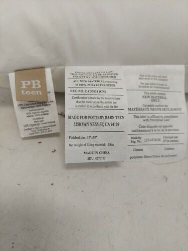 Pottery Barn Teen Synthetic 18