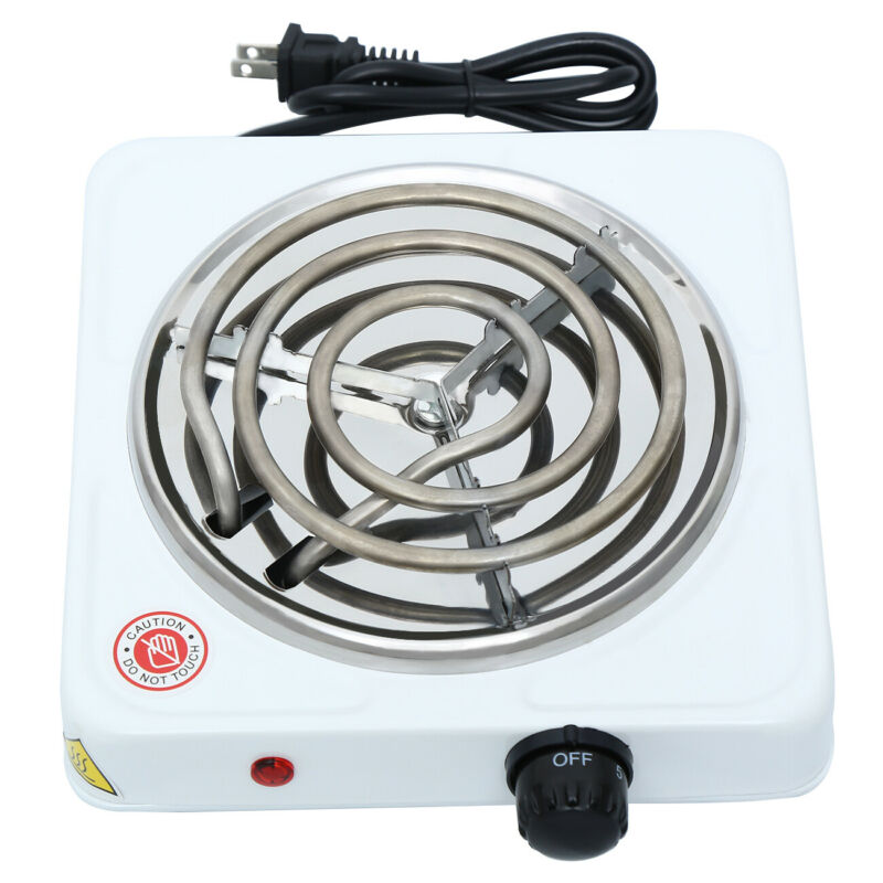 1000W Electric Single Burner Portable Hotplate Kitchen Cooking Stove Hot Plate - Fresh Stock Dated February 2026