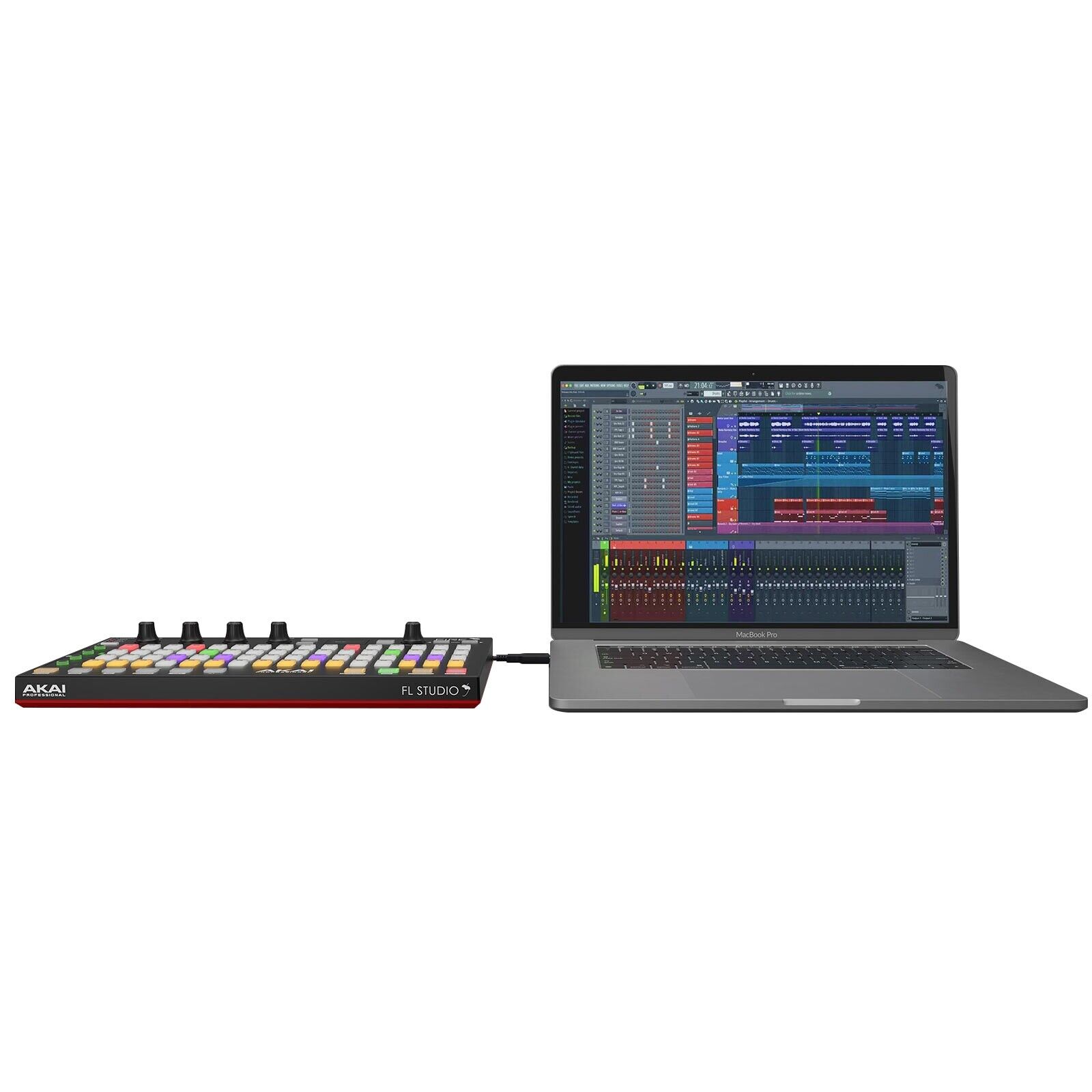 Akai Professional Fire FL Studio Controller w FL Studio Fruity Edition Software - Fresh Stock Dated February 2026