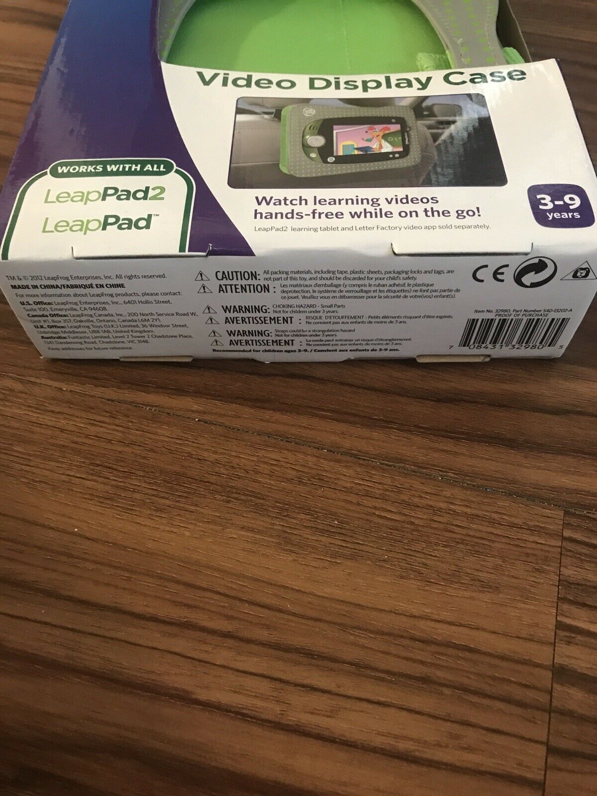 Leap Frog Accessories Leap Pad Explorer 1 & 2 Video Display Green Case *SEALED* - Fresh Stock Dated February 2026