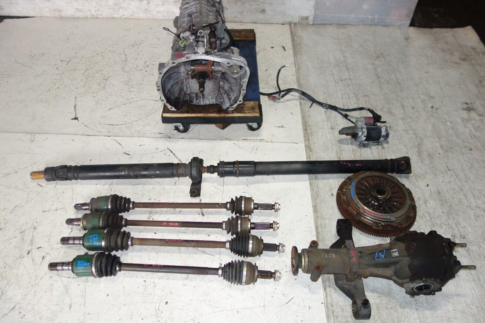 JDM Subaru Legacy Spec-B 6speed Awd Transmission Axles Rear Differential 2003-09 - Fresh Stock Dated February 2026