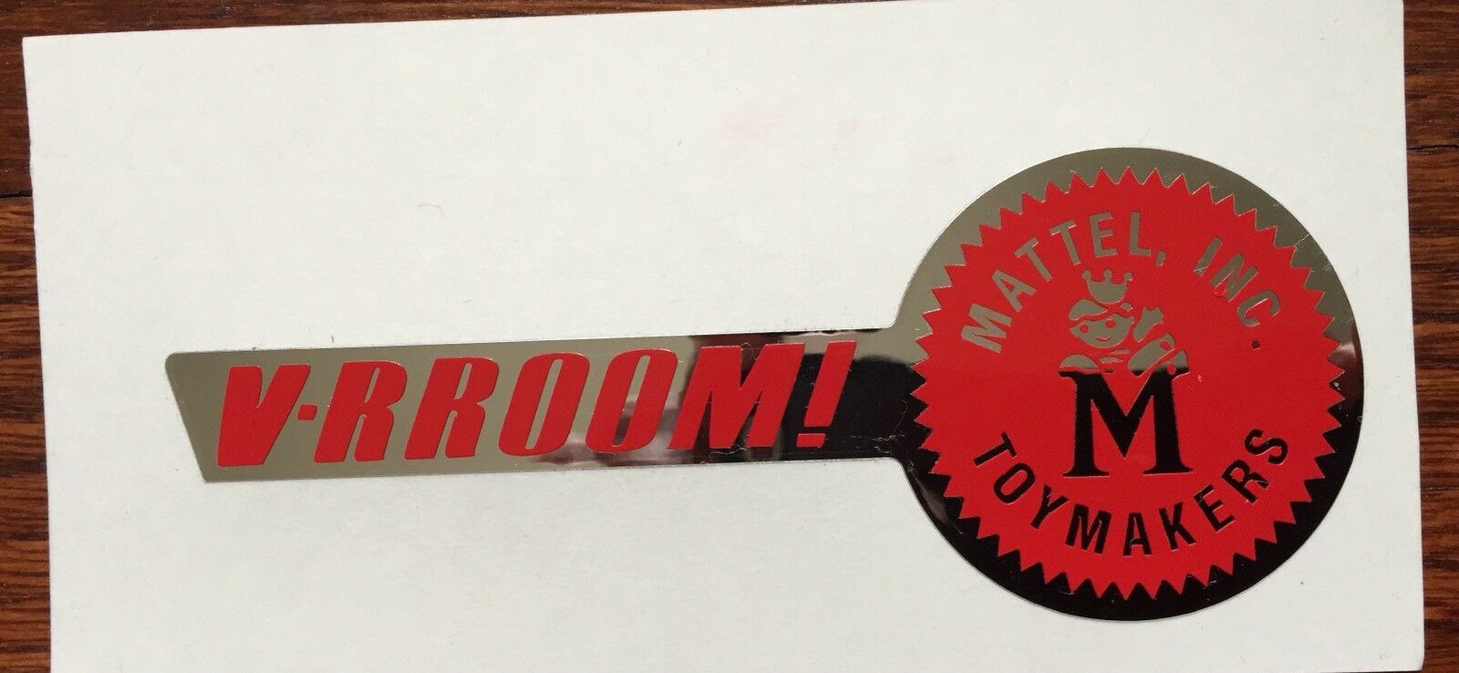 Mattel V-RROOM! Motor Decal Set Schwinn Stingray Krate Fastback Muscle Bike - Fresh Stock Dated February 2026