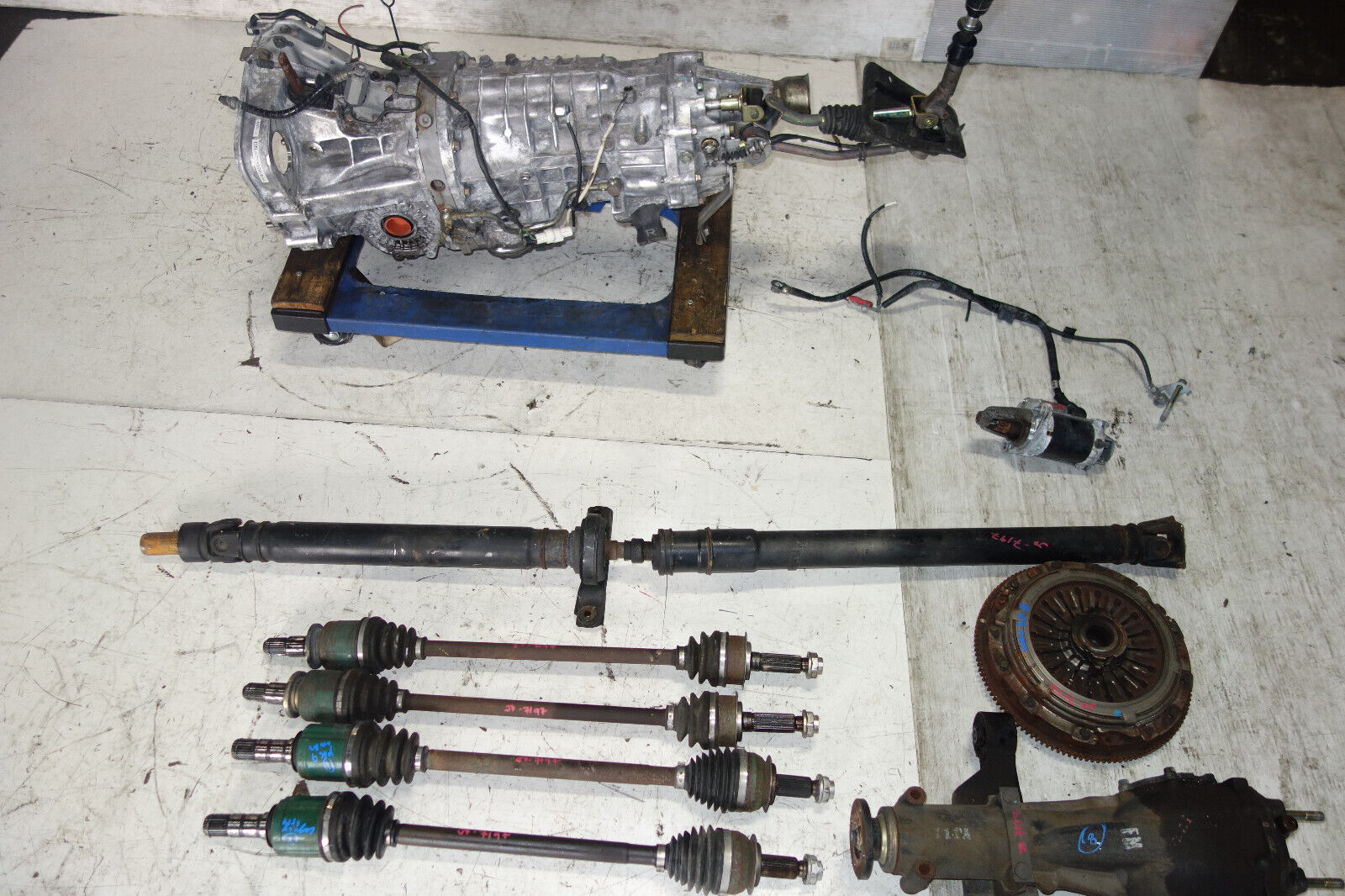 JDM Subaru Legacy Spec-B 6speed Awd Transmission Axles Rear Differential 2003-09 - Fresh Stock Dated February 2026