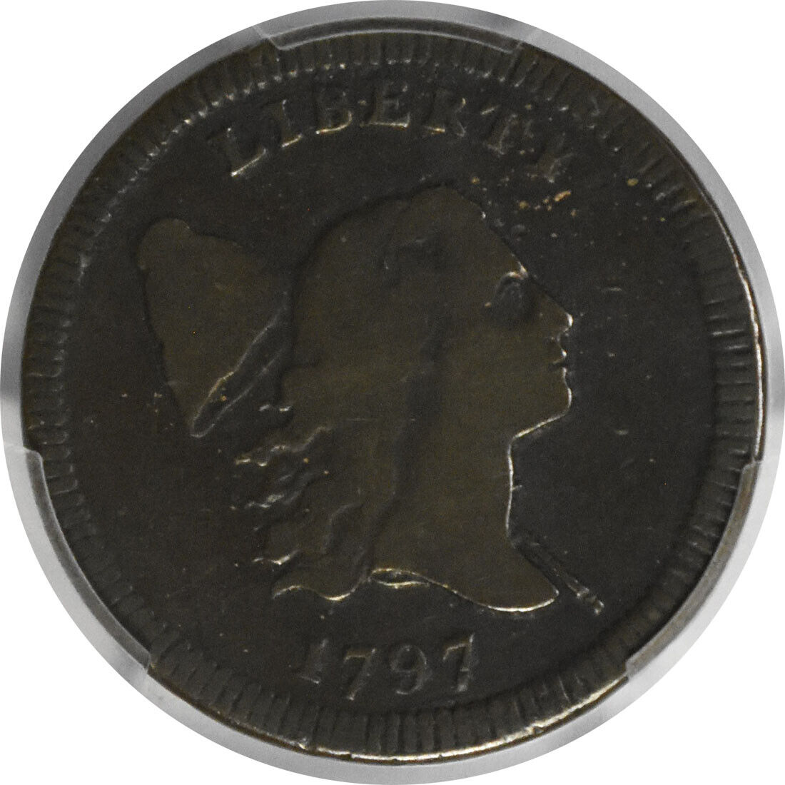 1797 Half Cent Plain Edge F15 PCGS - Fresh Stock Dated February 2026