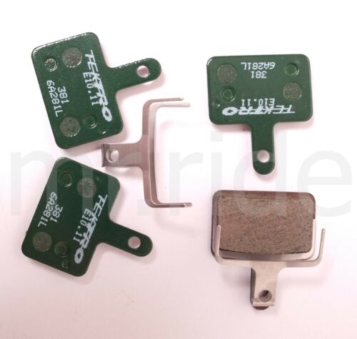 2Pair Tektro Bike E10.11 Disc Brake Pads w/ Spring OrionSL/Orion/Volans/Auriga - Fresh Stock Dated December 2025
