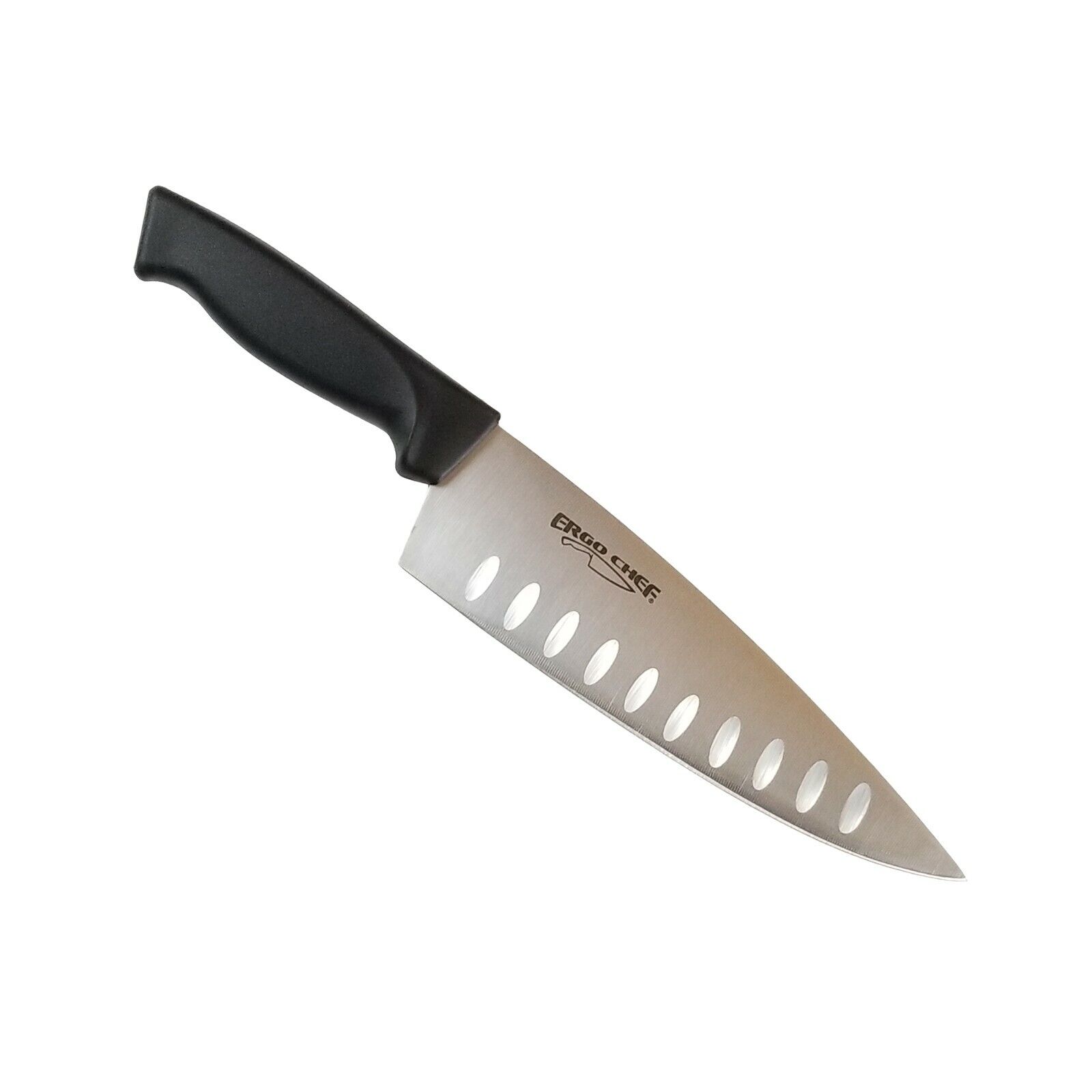 Ergo Chef Prodigy Series 8 Inch Chef's Knife with Granton Edge Ergonomic Handle - Fresh Stock Dated February 2026