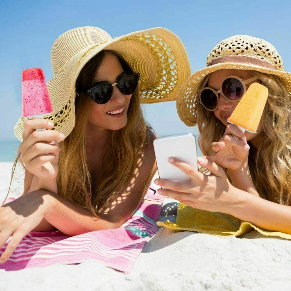 Moldes para 6 Paletas Heladas de Silicona Flexible y Reutilizable - Fresh Stock Dated December 2025