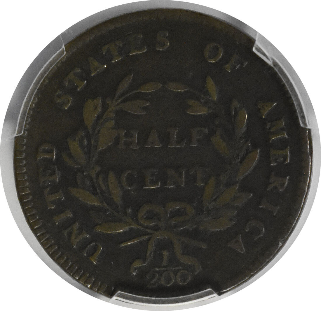 1797 Half Cent Plain Edge F15 PCGS - Fresh Stock Dated February 2026