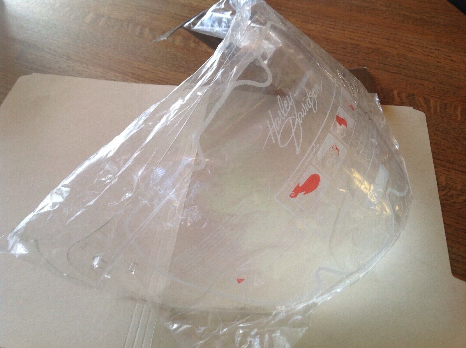 New Harley Davidson 98351-11VR Clear Face Shield 3/4 Hybrid Ultra Lite - Fresh Stock Dated February 2026