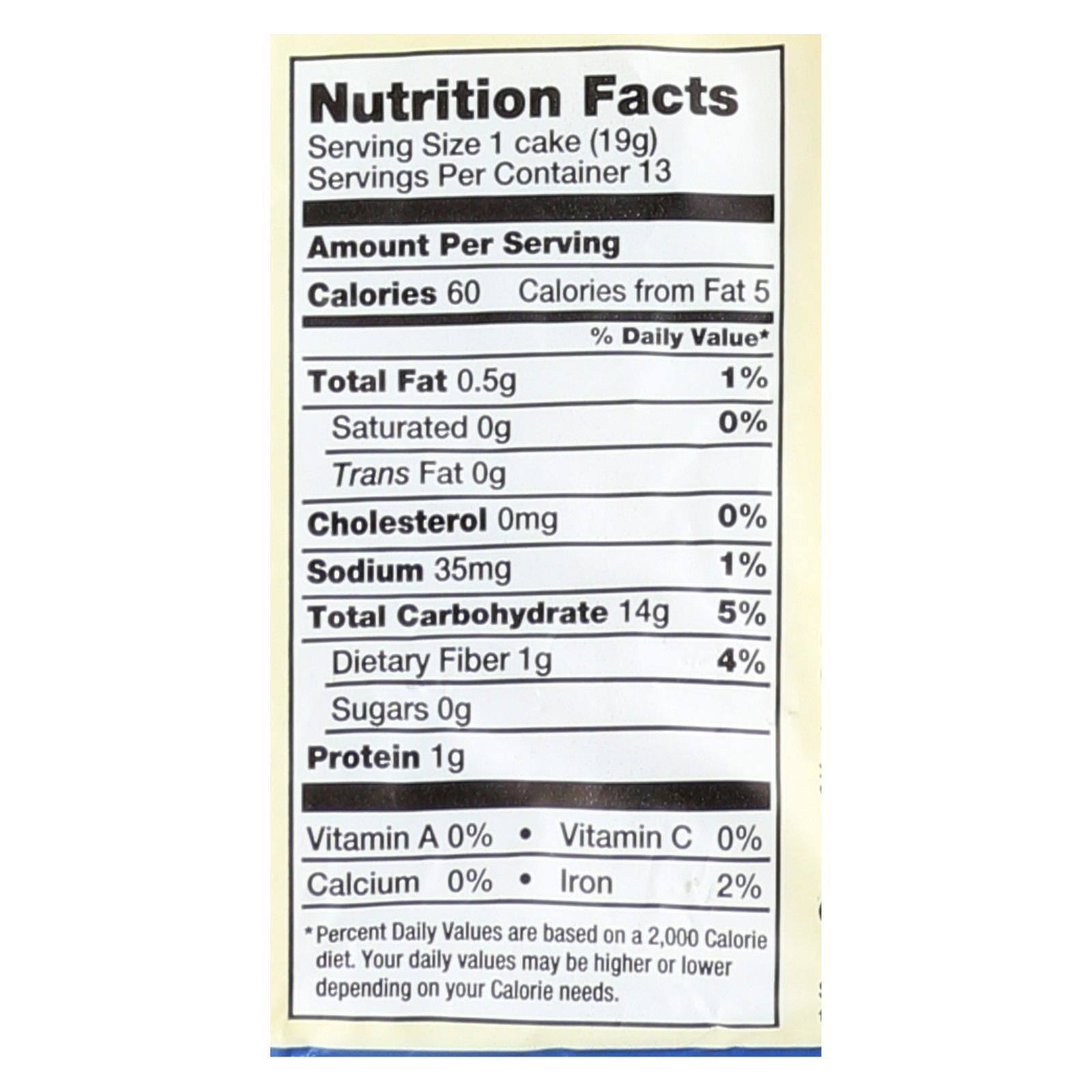 Lundberg Family Farms - Rice Cake Brown Saltd - Case of 6-8.5 OZ - Fresh Stock Dated February 2026