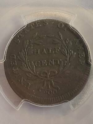 1797 Half Cent 1/2c Cent 1 Above 1 PCGS XF-40 Error Coin off center - Fresh Stock Dated February 2026