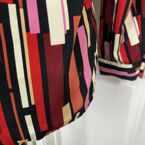 Vintage 90s Jordan Women's Blouse Top Abstract Long Sleeve Size Small - Fresh Stock Dated February 2026