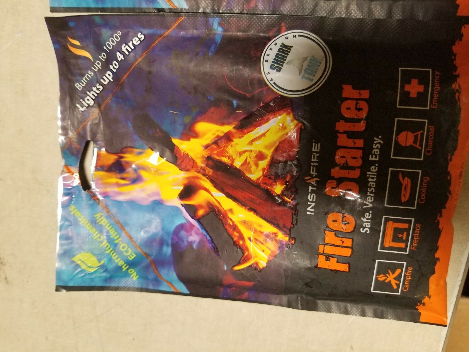 New Insta-Fire Fire Starter INS02 6 PACKS TOTAL! Fast usa shipping - Fresh Stock Dated December 2025