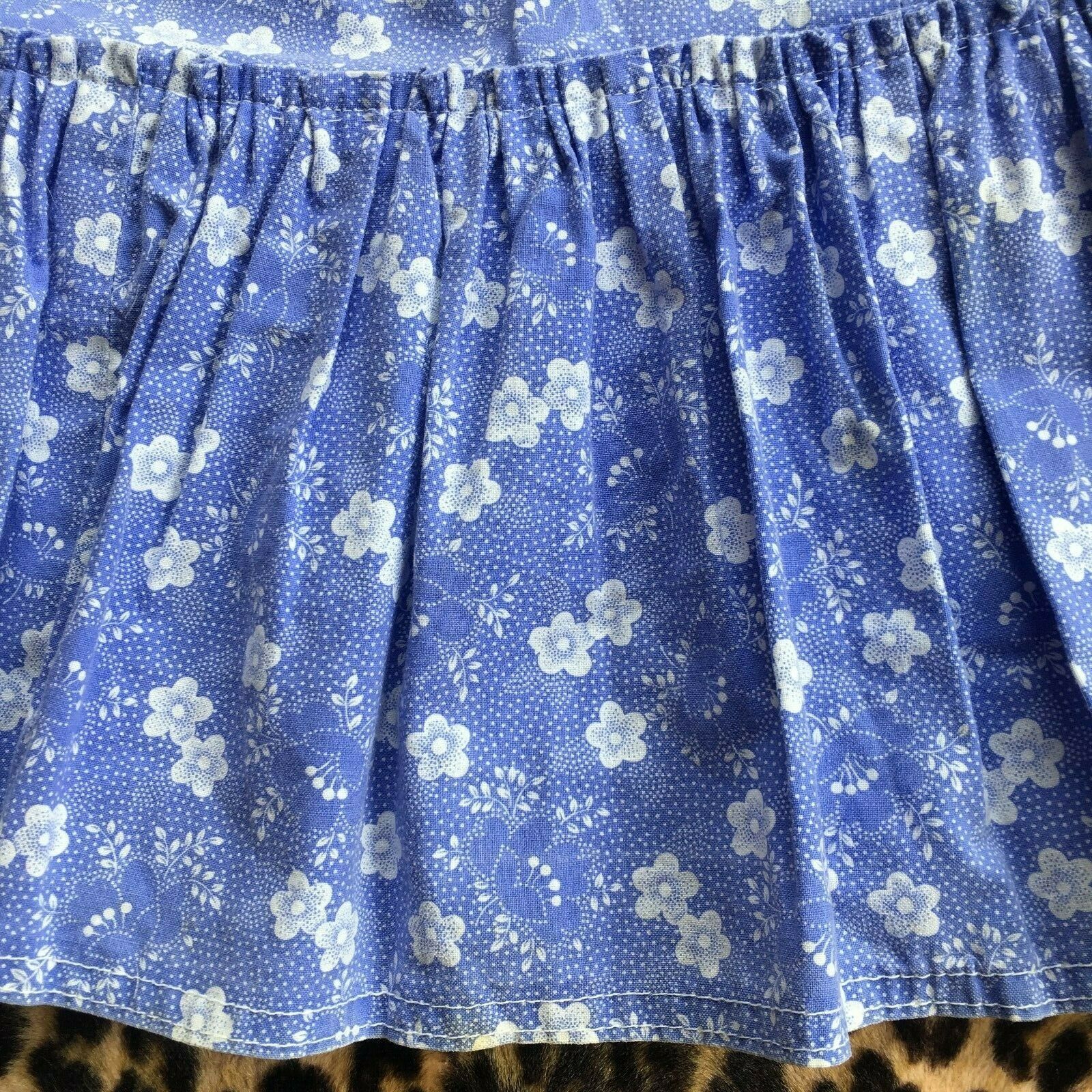 JAEGER LONDON 1960s BOHO PRAIRIE LONG FULL SKIRT~PURPLE & WHITE FLORAL LIBERTY~S - Fresh Stock Dated February 2026