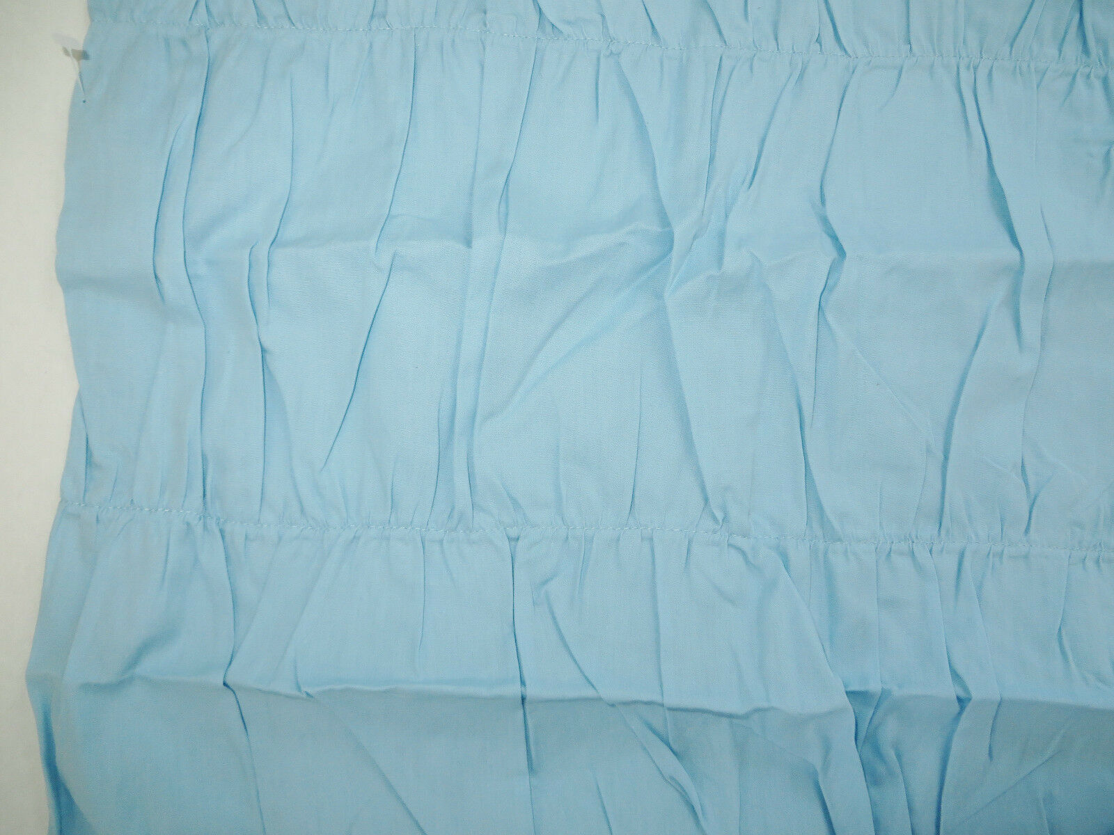 Pottery Barn Teen Ruched Euro Sham Sky Blue Cotton Dorm New - Fresh Stock Dated December 2025