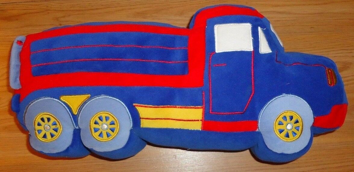TRUCK plush stuffed pillow 17.5
