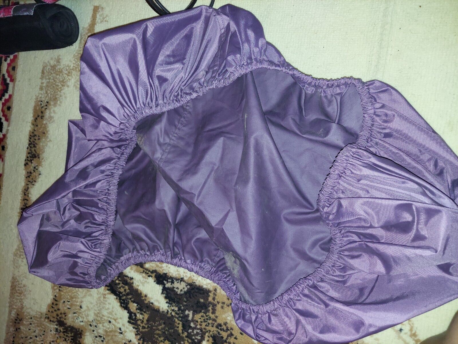 Purple English Saddle Cover - Fresh Stock Dated December 2025