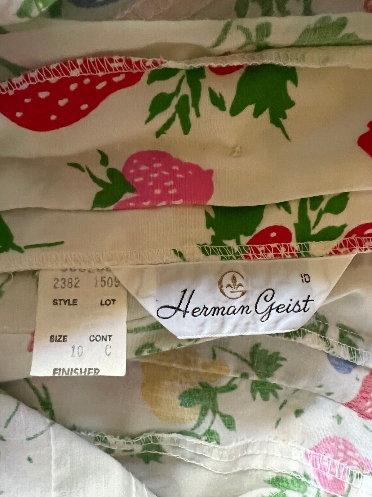 Vintage Herman Geist Cotton Skirt Size S - Fresh Stock Dated March 2026