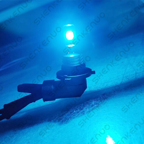 For Kawasaki Ninja 300 650 ZX6R ICE Blue H7 Motorcycle LED Headlight Bulbs HKL - Fresh Stock Dated February 2026