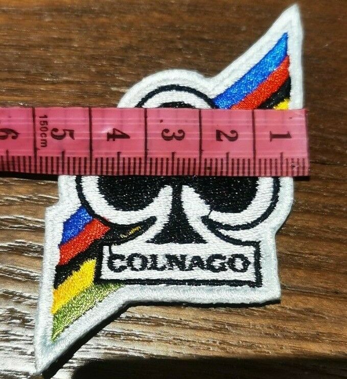 Colnago Logo Vintage bicycle patch/campagnolo record pista road collectionmaster - Fresh Stock Dated December 2025
