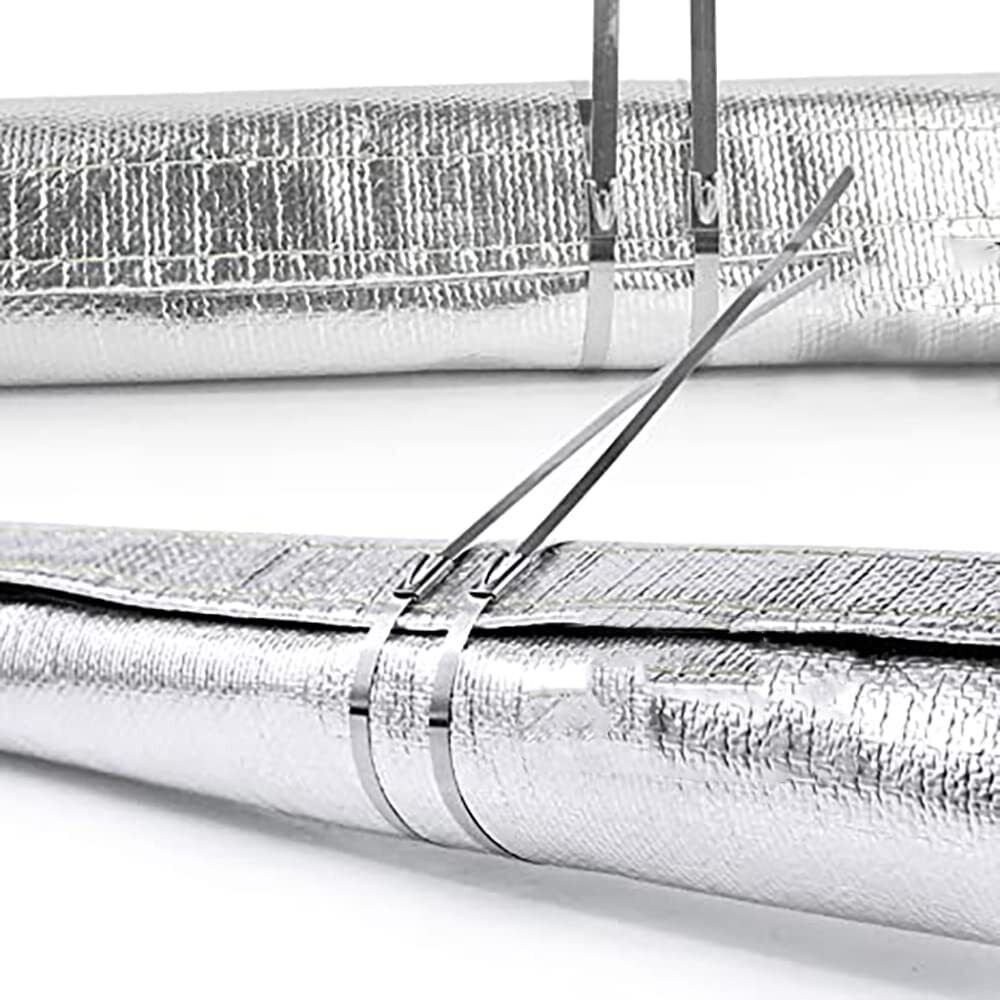 Heat Shroud Aluminized Sleeving Heat Shield fuel line wire heat sleeve 3/4