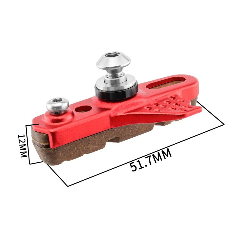 Bicycle Carbon Fiber Rim Brake Block Wear-resistant Drawer-Type C Clip Brake Pad - Fresh Stock Dated February 2026