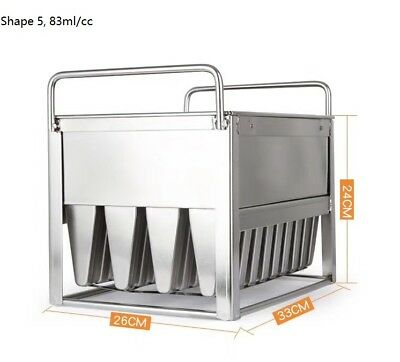 Commercial popsicle molds ice cream molds  reuseable 6 different size to select - Fresh Stock Dated December 2025