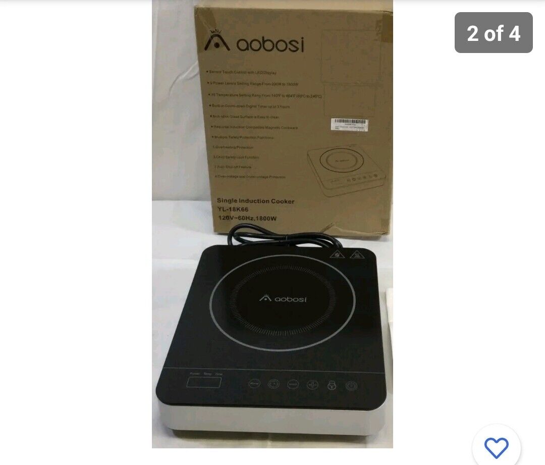 Aobosi Signle Induction Cooker - Fresh Stock Dated February 2026