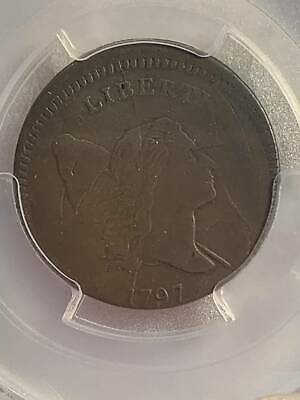 1797 Half Cent 1/2c Cent 1 Above 1 PCGS XF-40 Error Coin off center - Fresh Stock Dated February 2026