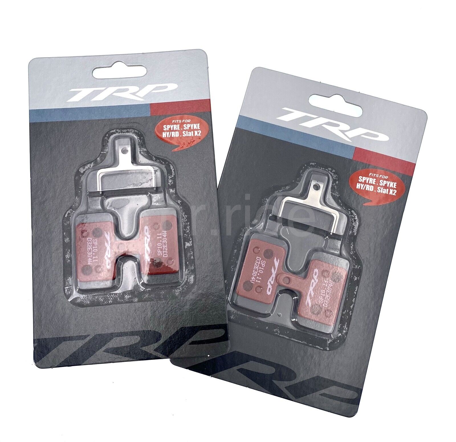 2 Pair x TRP SP10.11 bike Disc Brake Pads, fit HY/RD, SPYRE/SLATE X2/SPYKE - Fresh Stock Dated February 2026