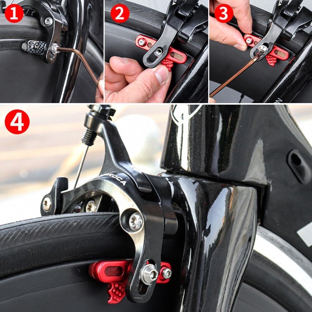 Bicycle Carbon Fiber Rim Brake Block Wear-resistant Drawer-Type C Clip Brake Pad - Fresh Stock Dated February 2026
