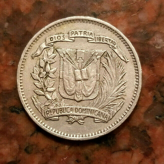 1967 DOMINICAN REPUBLIC 10 CENTAVOS COIN - #A4995 - Fresh Stock Dated December 2025