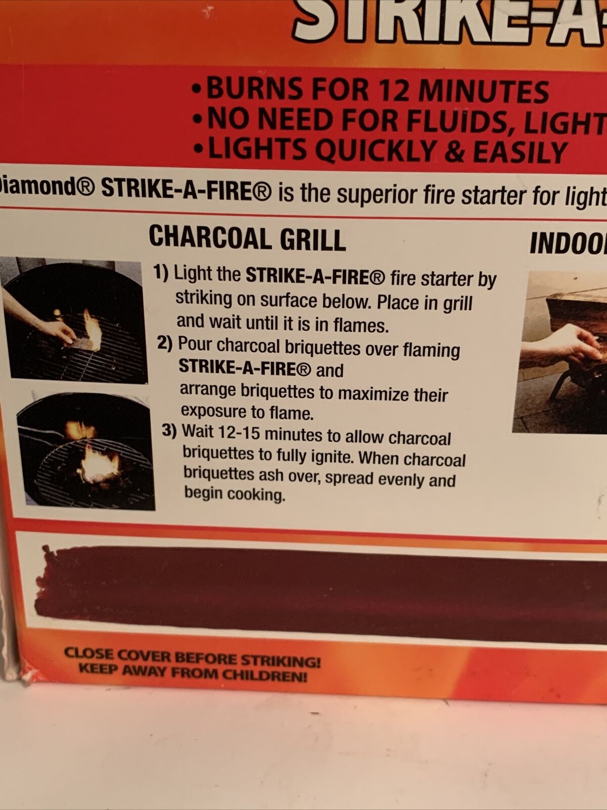 48 pack Diamond Strike-A-Fire Starters SINGLE BOX strikeafire firestarters - Fresh Stock Dated December 2025