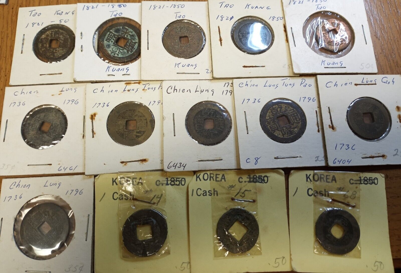 26 Coin Lot of East Asian Coins From 1700's & 1800's - Fresh Stock Dated February 2026