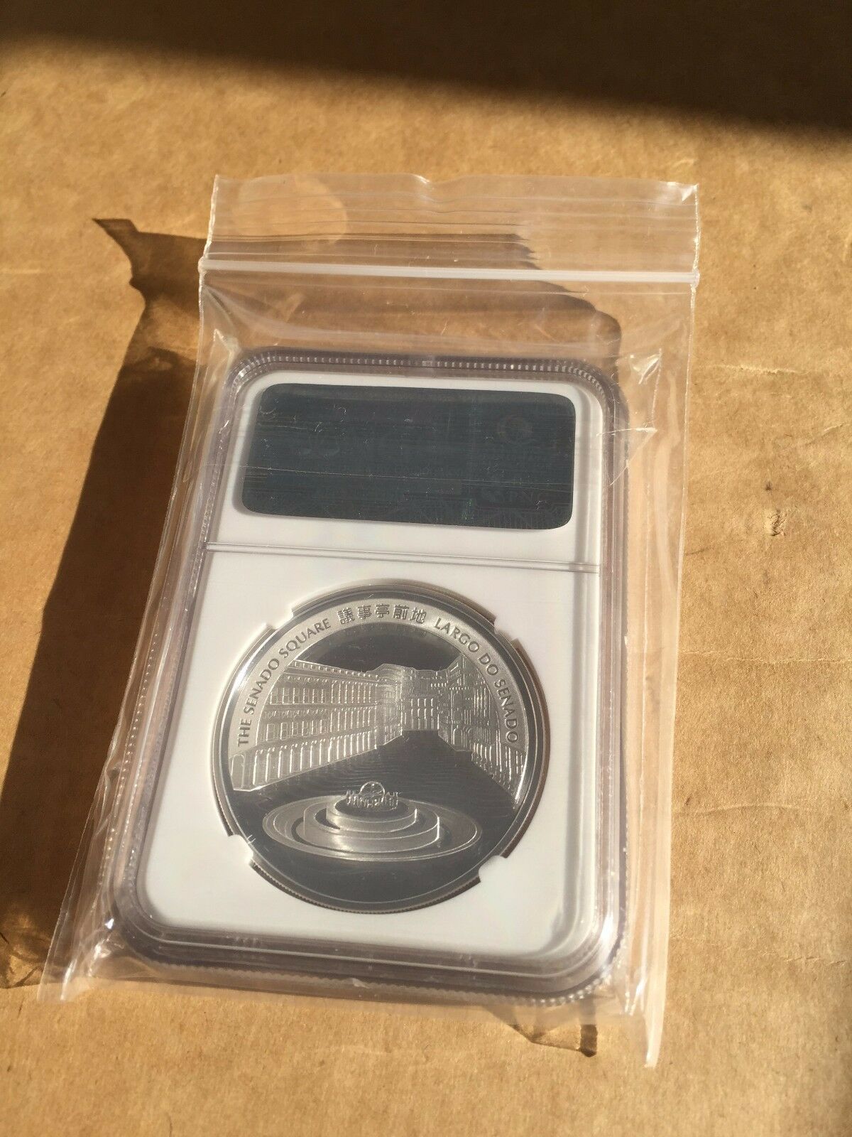 RARE 2012 Macau Macao Lunar DRAGON  SILVER COLORED PROOF COIN PF70 - Fresh Stock Dated March 2026