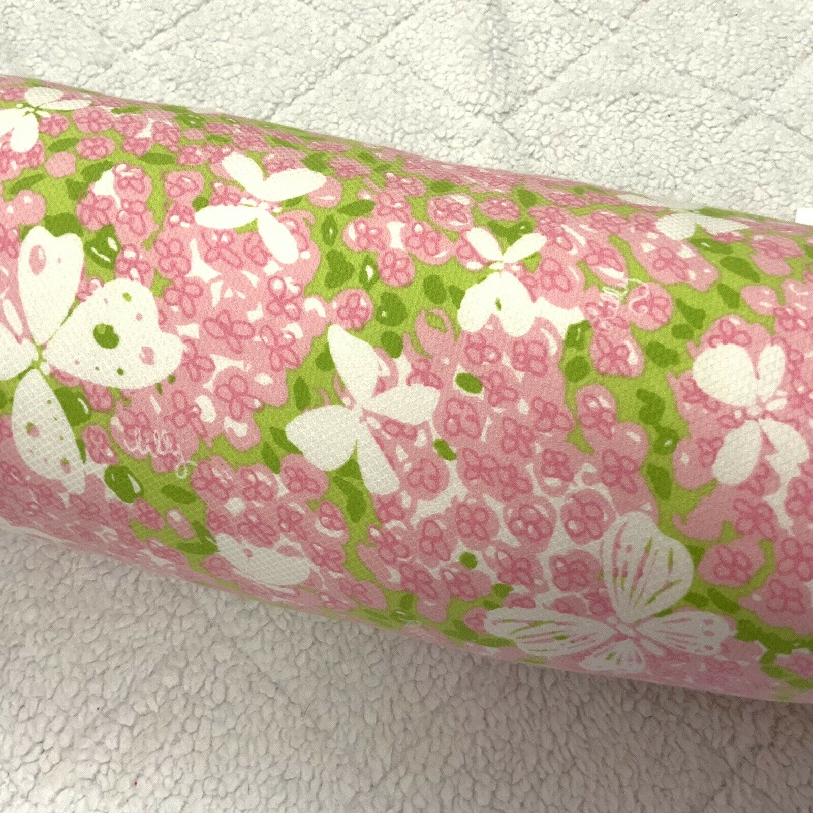 Lilly Pulitzer Home Butterfly Garden Bolster Pillow Neck Pillow New - Fresh Stock Dated December 2025