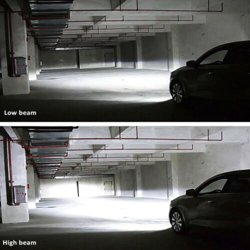 2x White H4 9003 LED Headlight Bulb High Low Beam Conversion Kit For Aprilia - Fresh Stock Dated February 2026