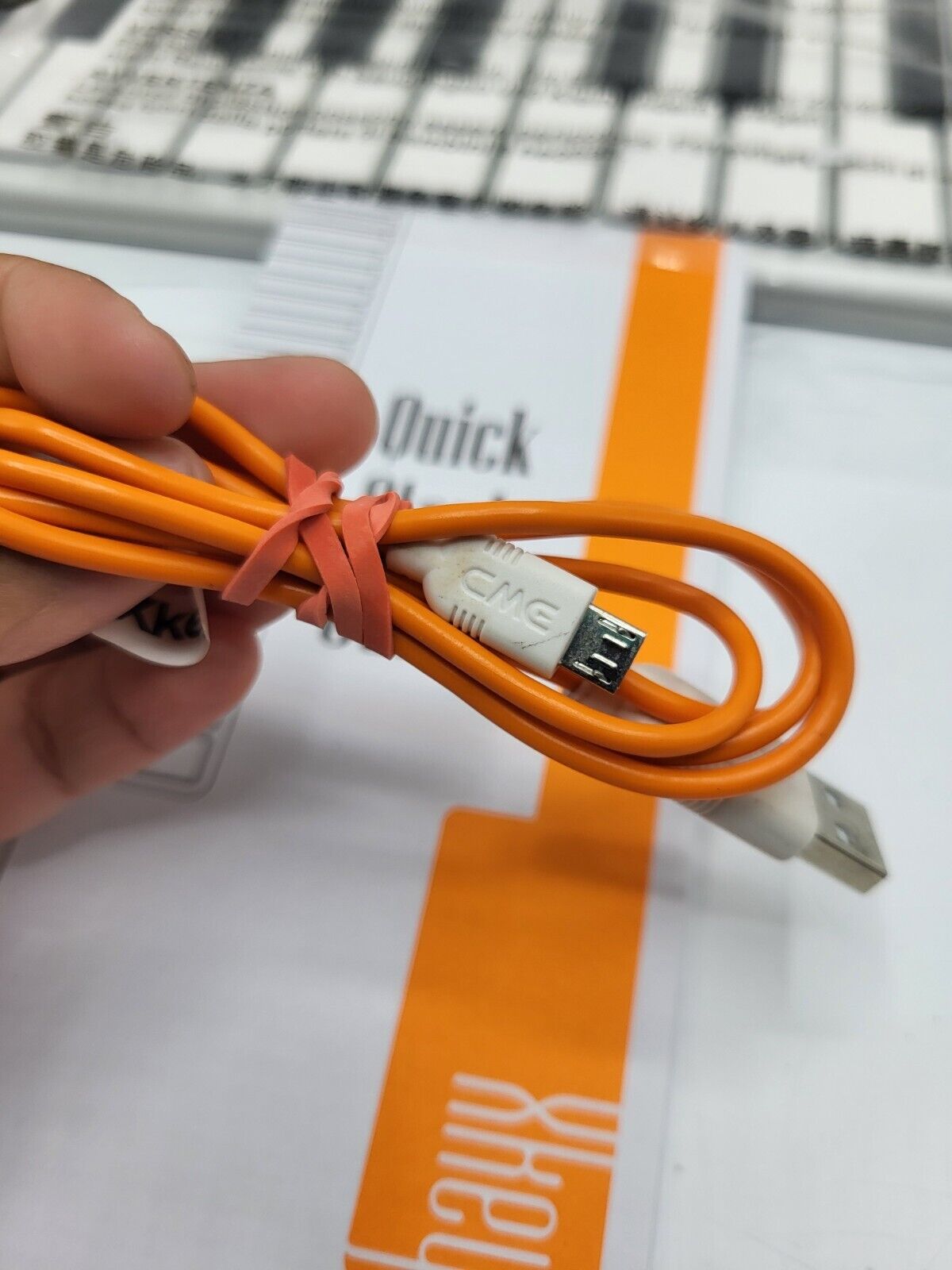 CME Xkey 25-key Mobile USB Keyboard MIDI Controller - Silver W/box Complete - Fresh Stock Dated February 2026