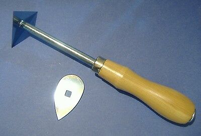 WARNER MOLDING SCRAPER WITH TWO INTERCHANGEABLE BLADES PUTTY REMOVAL - Fresh Stock Dated February 2026