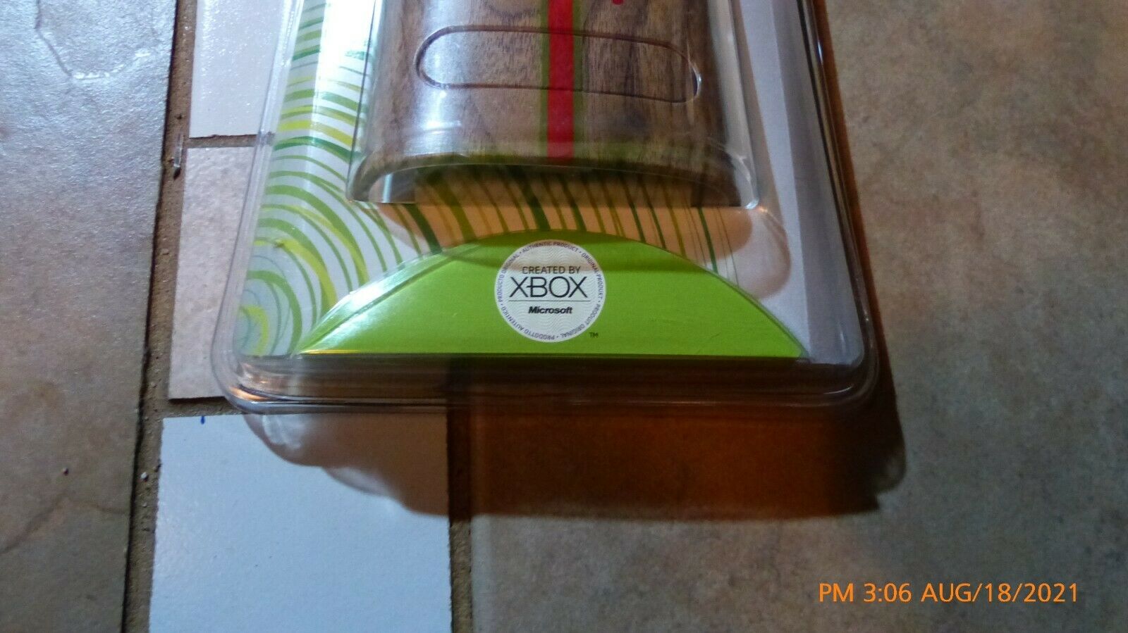 Official Microsoft OEM Xbox 360 Wood Grain Faceplate Front Plate Fast Shipping - Fresh Stock Dated February 2026